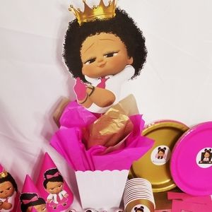 Latina Boss Baby Birthday Party Package